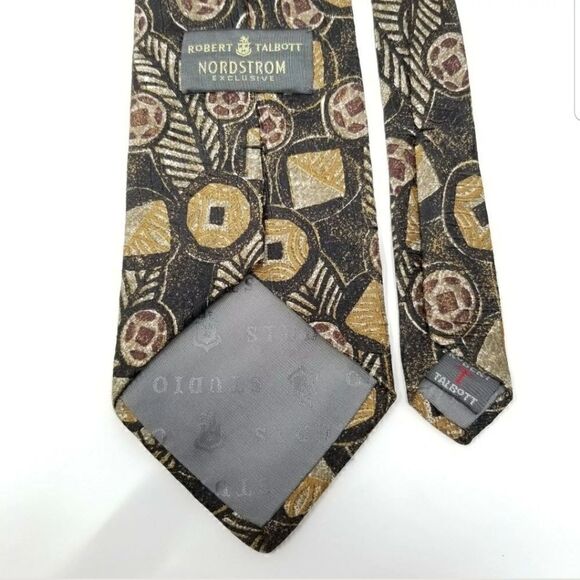 Robert Talbott Nordstrom Golden Leaf Necktie - Picture 5 of 6